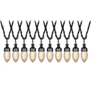 Gemmy Lightshow Diamond Sparkle 10ct C9 LED Classic White Lights XMAS (5974807) - Picture 1 of 2