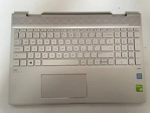 HP ENVY15 X360 15-CN 15M-CN 15-CP TPN-W134 UK Keyboard Palmrest Upper Case - Picture 1 of 6