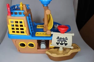 kidoozie rockin pirate ship playset light & sounds, interactive push a long - Picture 1 of 3