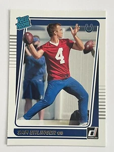 2021 Panini Donruss Colts Sam Ehlinger Rated Rookie #319 - Picture 1 of 2