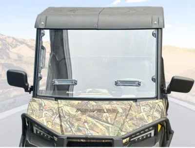 2015-2021 Polaris Ranger 500 570 ETX EV Front Full Vented Windshield Foto 1 de 2