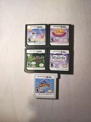 Nintendo DS & 3DS game Lot Disney , Dora, Tinkerbell, Wizards - Image 1 of 2