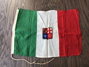 Vintage Italian Merchant Civil Ensign Flag Nautical, 16" X 24" - Picture 1 of 8