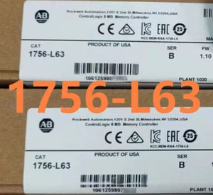Controller di memoria 8 MB ControlLogix AB 1756-L63 SER B nuovo sigillato - Foto 1 di 4