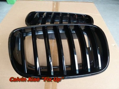 CON REJILLA NEGRA BRILLANTE PARRILLA DELANTERA BMW X5/E70 X6/E71 SERIE X 2007-2013 Foto 1 de 4