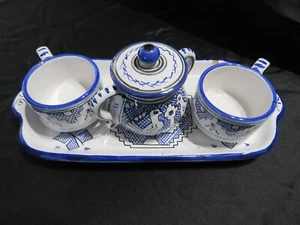 ASSISI Italian Ceramic Bird & Floral Tea Set - Picture 1 of 17