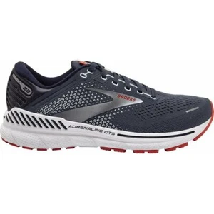 Brooks Mens Adrenaline GTS 22 WIDE FIT Running Shoes Jogging Trainers - Navy