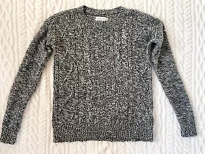 Abercrombie & Fitch Sweater Womens Small Cable Knit Wool Blend Y2K Preppy SOFT - Picture 1 of 5