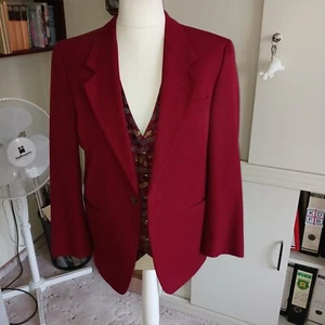 Herren Sakko mit Weste Gr. 46 weinrot - Bild 1 von 5