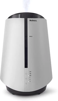 New Holmes 1-Gallon Top-Fill Ultrasonic Filterless Cool-Mist Humidifier, White - Image 1 of 4
