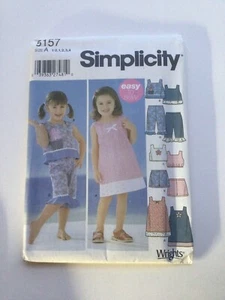 Simplicity Schnittmuster für Kinder, #5157 Gr. A 1/2, 1,2,3,4 neu ungeschnitten. - Bild 1 von 2