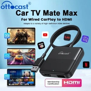 3-in-1 OTTOCAST 2K HDMI Car TV Mate Max Wireless Carplay & Android Auto Adapter - Bild 1 von 16
