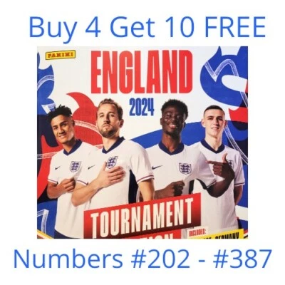 ENGLAND 2024 - PANINI Tournament Edition Stickers EURO 24 #202 - #387
