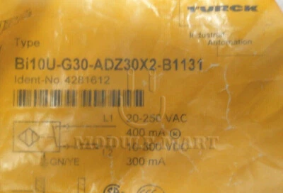 NEW TURCK BI10U-G30-ADZ30X2-B1131 PROXIMITY SENSOR 4281612 1PC One year warranty - Image 1 of 4