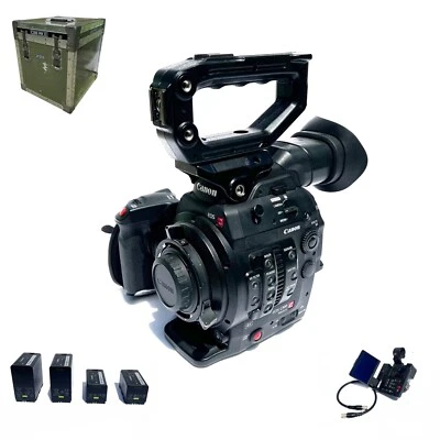 Canon C300 MkII - PL Mount Eos 4K Cinema Camera w accessories + case - Image 1 of 4