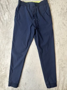 Birddogs Men’s Slim Fit Joggers Navy Blue Drawstring Pockets Size Medium Classic - Picture 1 of 10
