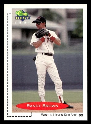 1991 Classic Best Randy Brown #131 Winter Haven Red Sox - Image 1 of 2