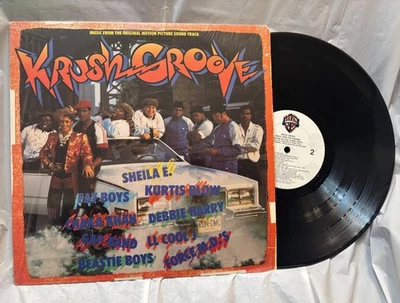 Krush Groove Motion Soundtrack 12” Vinyl 1985 Beastie Boys Ex Shrink LL Cool J - Image 1 of 4