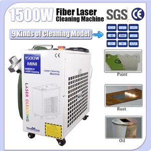 Industrie 1500W Handheld Faser Laser Reinigungsmaschine für Rost Ölfarbe Entfern - Picture 1 of 15