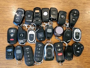 Lot of 23 Aftermarket OEM Remote Start Fobs Keys Assorted Smart USED Locksmith - Picture 1 of 8