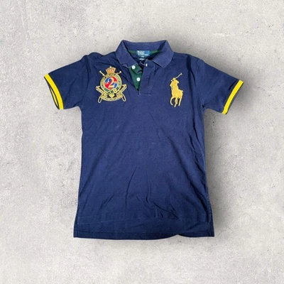 Polo Ralph Lauren Crest Logo Big Pony Polo Shirt Youth Boys Size S(8) - Image 1 of 4