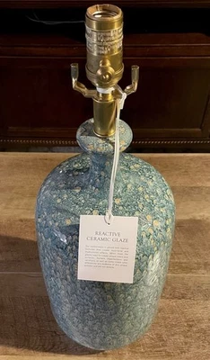 Visual Comfort & Co. | AERIN | Culloden Blue Lagoon Lamp & Shade | ARN3608BLL - Image 1 of 4