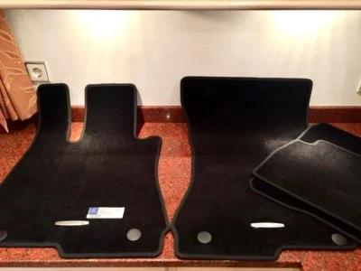 Genuine Floor Mats Velour Mercedes S-Class W221 Short Black 2005 - 2013 - Image 1 of 2