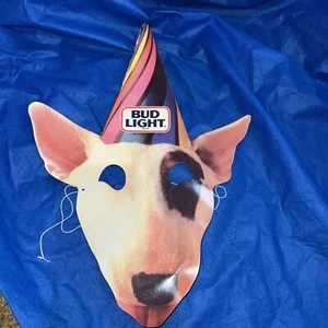 Spuds MacKenzie Party Animal Bud Light 15,5" Maske 1987 Anheuser Busch - Bild 1 von 5