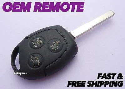 翻新 原始设备制造商 福特 FIESTA 无钥匙进入 远程钥匙链 发射器 KR55WK47899 — 第 1/2 张图片