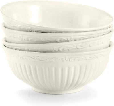 Mikasa DD900-410 Italian Countryside Fruit Bowl, 5-1/4-Inch, Set 10 oz, White  - Image 1 of 4