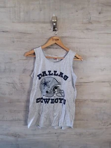 Dallas Cowboys Medium Grey Vest  Band Mens T Shirt SRA - Picture 1 of 6