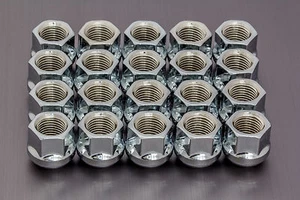 20x Chrome Wheel Nuts M14x1.5mm Radius Seat for Volkswagen VW - Picture 1 of 3