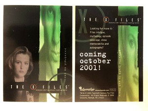 CHEAP PROMO CARD: THE X-FILES SEASON 6 & 7 Inkworks 2001 #XBL-1