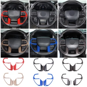 Steering Wheel Cover Trim For Toyota Tundra /Sequoia /4Runner 22+ Tacoma 2024+ - Foto 1 di 54