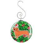 Dachshund Dog Santa Hat Christmas Ornament Holiday Pet Collectible Decor Gift