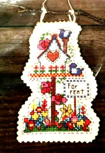 Cross Stitch Kit Candamar Design Quilt Ups For Rent 5063 Birds Flowers - Picture 1 of 6