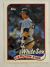 1989 Topps Double-Header All Stars Carlton Fisk Chicago White Sox