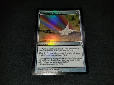 MTG 1x Time Spiral common artifact LP German FOIL Chromatic Star ships w/ track - Image 1 of 2