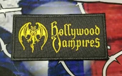 EMBROIDERED HOLLYWOOD VAMPIRES ROCK BAND PATCH (Please Read Ad)
