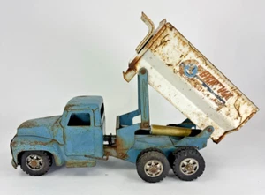 Vintage Buddy L Hydraulic Dumper Truck 1950 Pressed Steel, Working - Picture 1 of 13