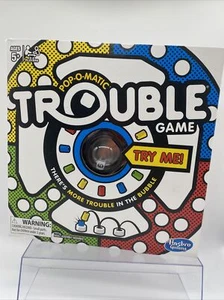 TROUBLE Pop-O-Matic THERE'S MORE TROUBLE IN THE BUBBLE Board Table Game H639-1b - Picture 1 of 3