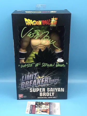 Vic Mignogna Signed Dragon Ball Super Limit Breaker Broly Action Figure JSA COA Cover