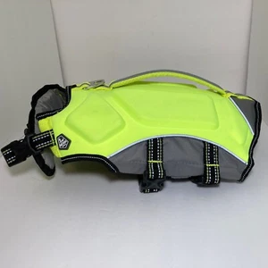 Arcadia Trail Life Jacket Size Small High Visibility Yellow Dog Flotation - Picture 1 of 5