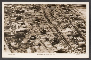 Postcard Isle of Wight aerial view of Newport RP - Picture 1 of 2
