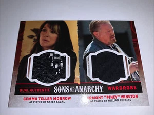 Sons Of Anarchy Dual Authentic Wardrobe Card Of Gemma & Piney Winston. DW9. - Picture 1 of 10