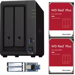 Synology DS723+ 2GB RAM 10GbE 800GB Cache 6TB (2x3TB) of WD RED PLUS Drives - Picture 1 of 1