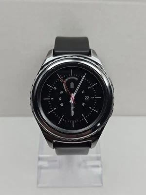 Samsung Gear S2 Classic SM R735T 3G T Mobile Rotating Bezel NFC WiFi Watch Black - Image 1 of 4