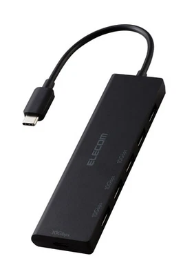 ELECOM USB Hub 6-in-1 USB-C Connection USB-A x 5 (USB3.2 Gen2 x 3, USB2.0 x 2) U - Image 1 of 4