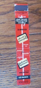 FUNDA 10 STRIKE MATCHBOOK: ROSTICCERIA RESTAURANTE BUFFALO, NY MATCHCOVER -A28 - Imagen 1 de 3