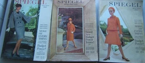 3 VINTAGE 1966 & 1967 SPIEGEL GROSSE KATALOGE MIT FLECKEN - Bild 1 von 22